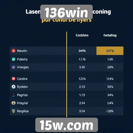 Comparativo entre 136win e concorrentes